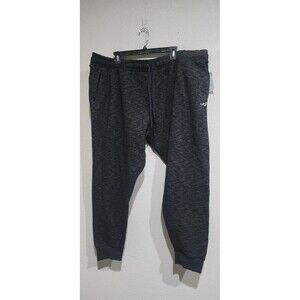 New Mens BCG Lifestyle Fleece Jogger Caviar HTHR Atlas Pants Size 2XL